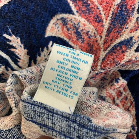 Caribbean Silk Tropical Short Sleeve Button Front Hawaiian Shirt Size XL Floral - Picture 5 of 8